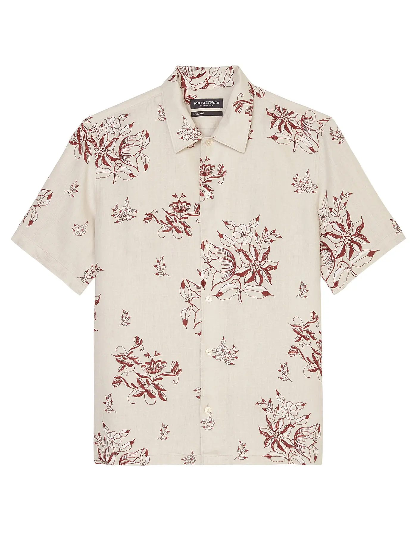 MARC O'POLO | Leinenhemd Regular Fit | beige